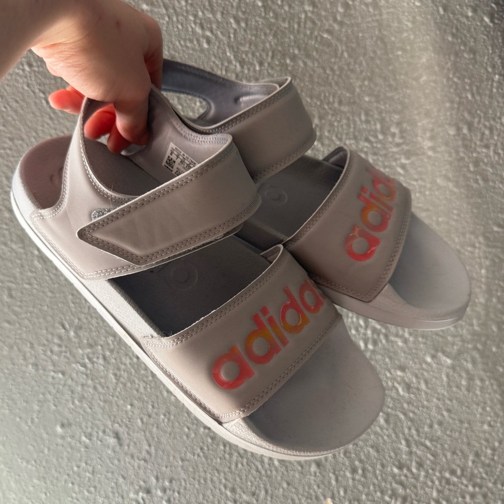 Adidas Women’s Sandals with Multicolor Logo